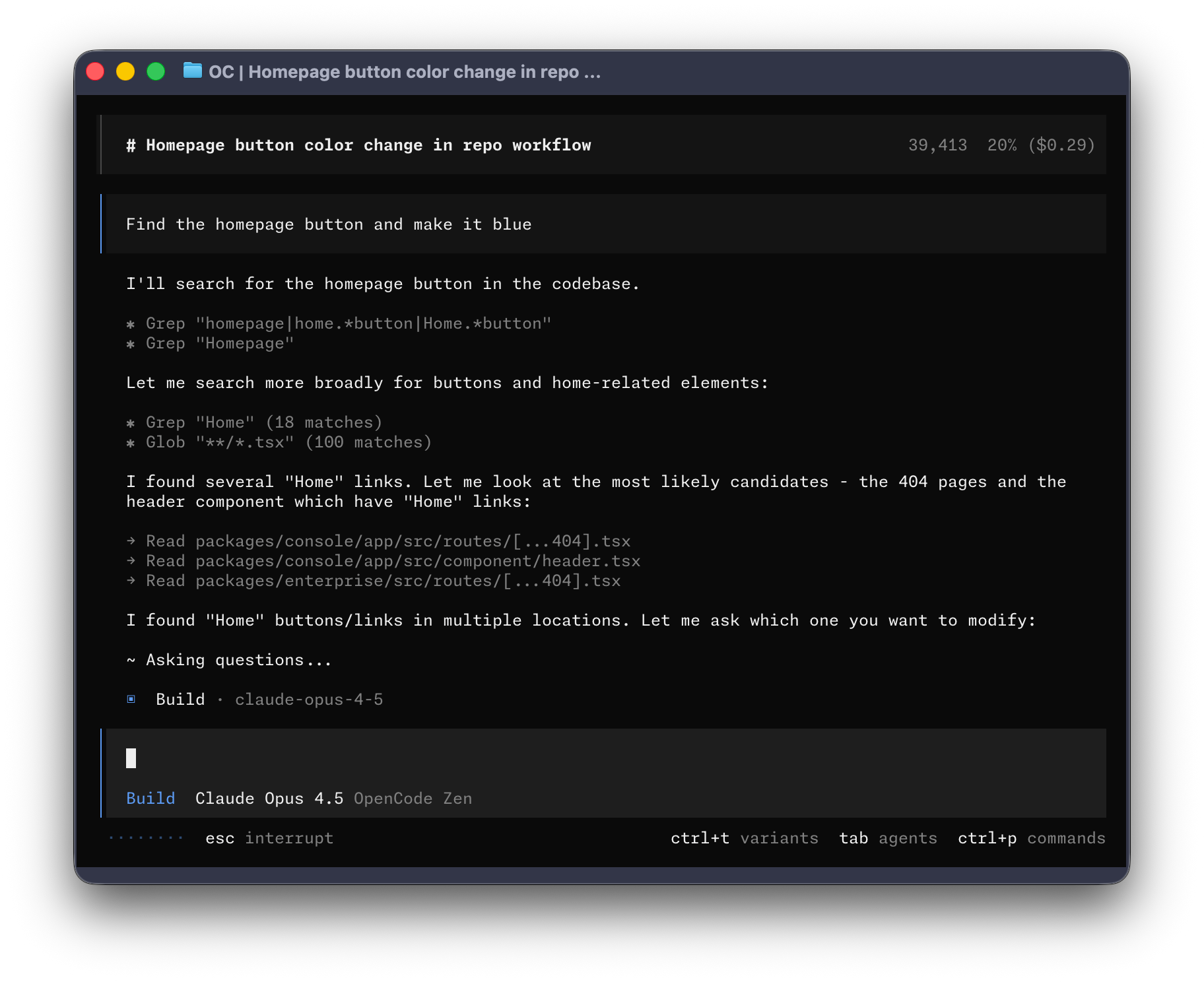 KirinCode Terminal UI